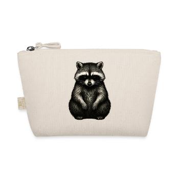 Imprimé monochrome de raton laveur - Trousse biologique - nature - Devant