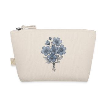 Aquarelle de bouquet floral bleu - Trousse biologique - nature - Devant