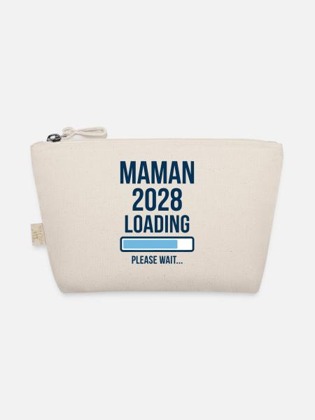 Annonce Grossesse Maman 2028 Loading - Trousse biologique - nature - Devant