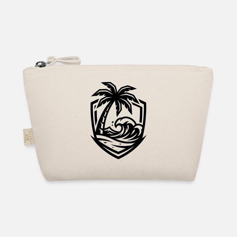 Palm Trees Beach Sea Organic Pouch