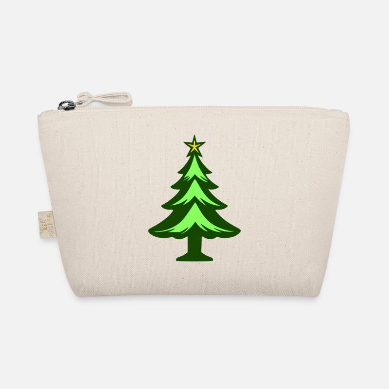 Simple Christmas Tree Graphic Organic Pouch