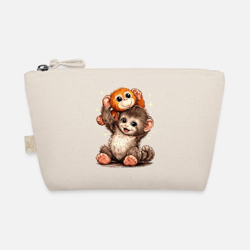 Mème japonais du Singe Mignon Trousse biologique