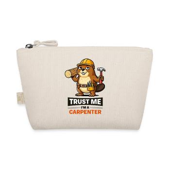 Trust Me Carpenter Beaver - Organic Pouch - nature - Front