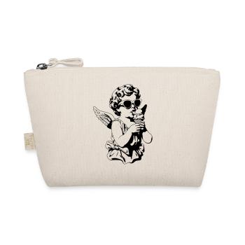 Cooler Cherub mit Sonnenbrille und Eis - Organic Pouch - nature - Front