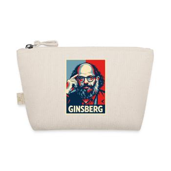 Allen Ginsberg Beat Poet Portrait in Retro Hues - Organic Pouch - nature - Front