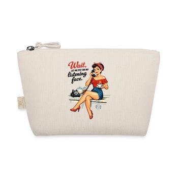 Pin-up Girl : Laisse-moi adopter mon air d’écoute - Trousse biologique - nature - Devant