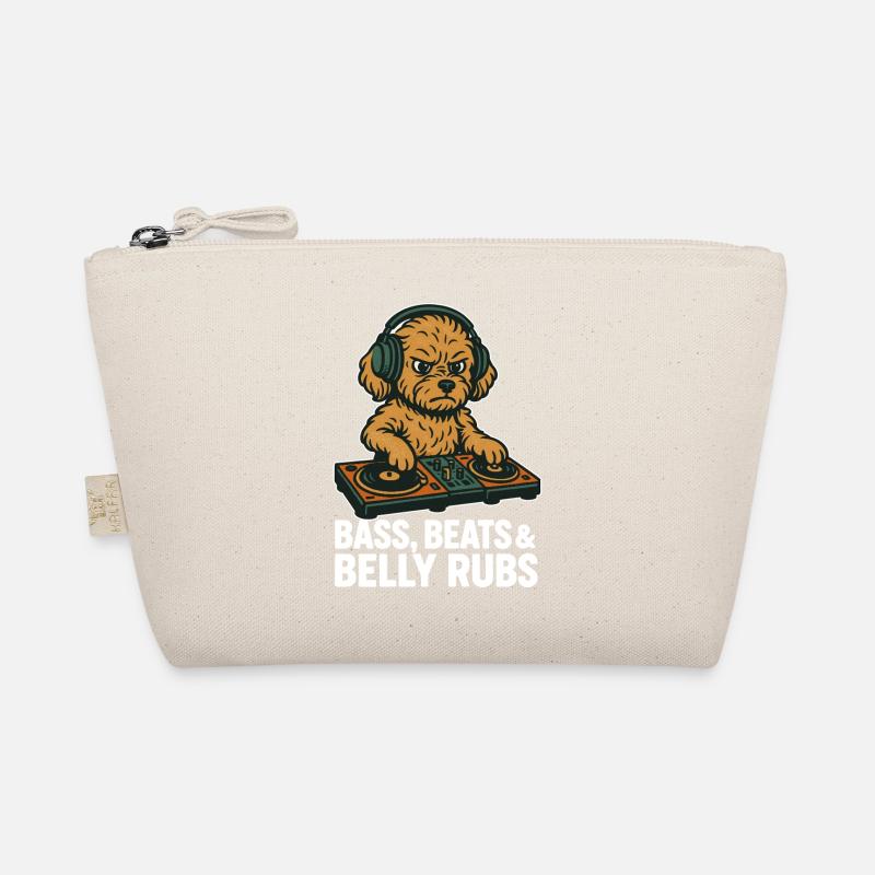 DJ Maltipoo : Basse, Beats & Belly Flats Design rétro Trousse biologique