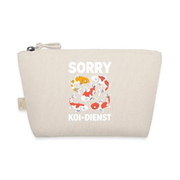  Sorry Koi Dienst Lustiger Koi Karpfen Teichfisch - Bio-Täschchen - Natur - Vorne