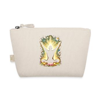 Meditation Mindfulness Energy Design - Organic Pouch - nature - Front