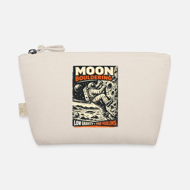 Bloc lunaire : conception vintage d’escalade d’astronaute Trousse biologique
