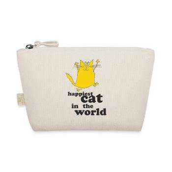 Happiest cat in the world - Organic Pouch - nature - Front