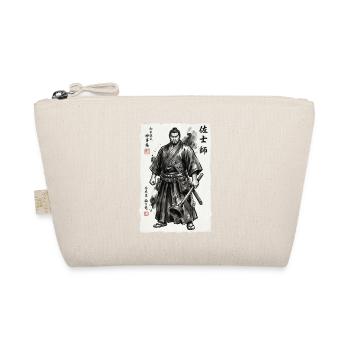 Samurai Handwerker Ukiyo-e Saugnapf Werkzeug - Bio-Täschchen - Natur - Vorne