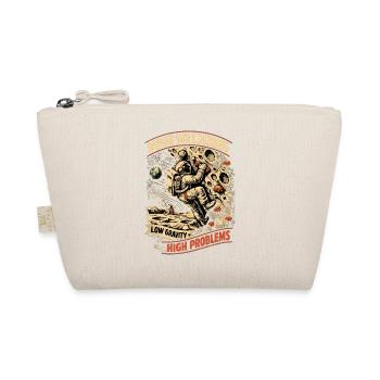 Moon Bouldering: Vintage Astronaut Design - Organic Pouch - nature - Front