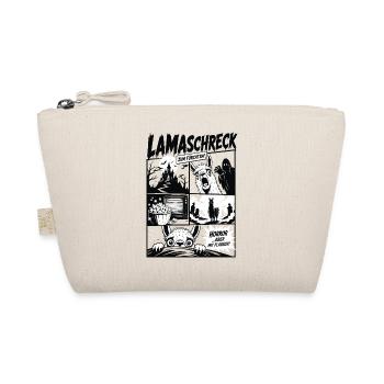 Lama Horror Film Comic Lustig Grusel - Bio-Täschchen - Natur - Vorne