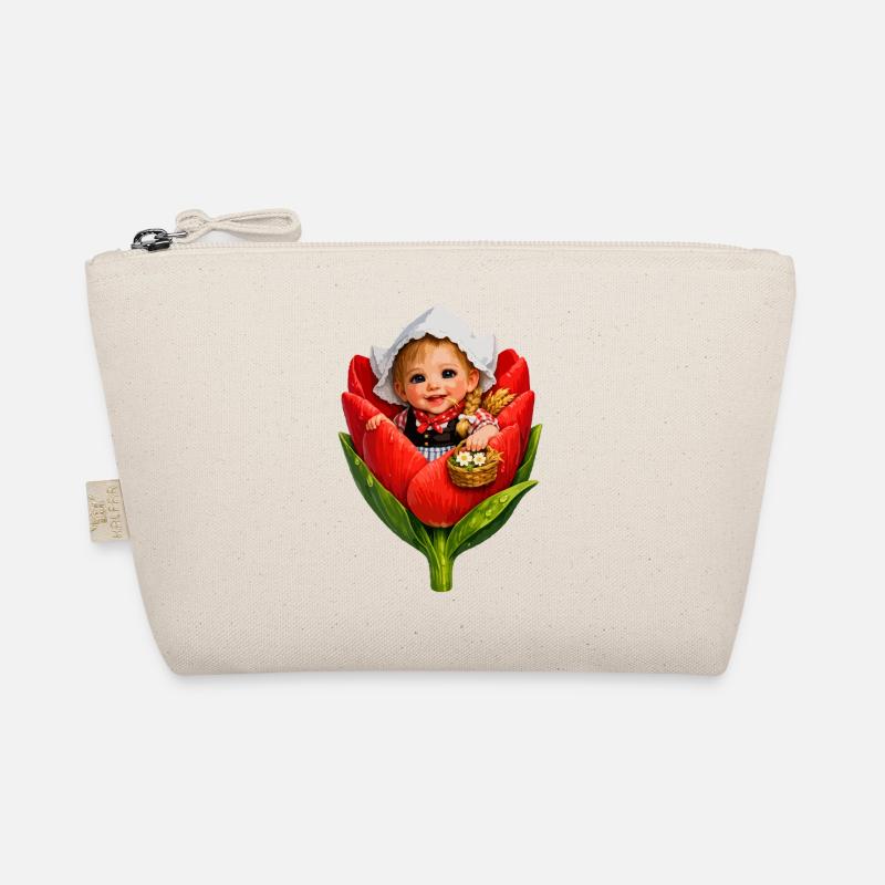 Bébé en fleur de tulipe rouge Trousse biologique