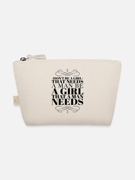 Citation d’autonomisation indépendante des filles - Trousse biologique - nature - Devant