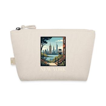 Poster zur New Yorker Skyline-Terrasse - Bio-Täschchen - Natur - Vorne