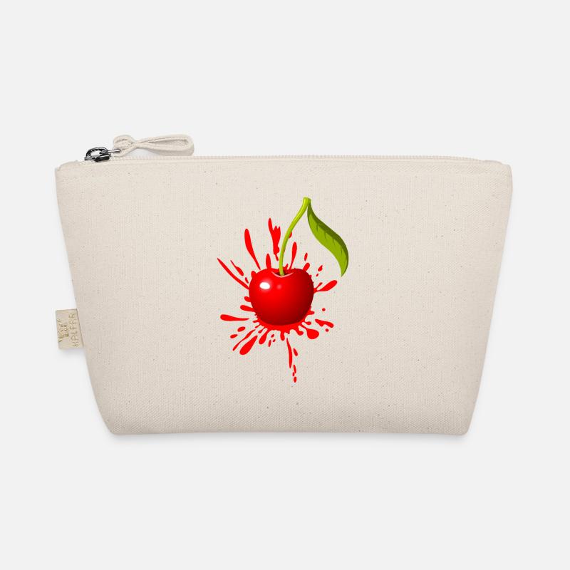 Kirsche Farbexplosion Bio-Täschchen