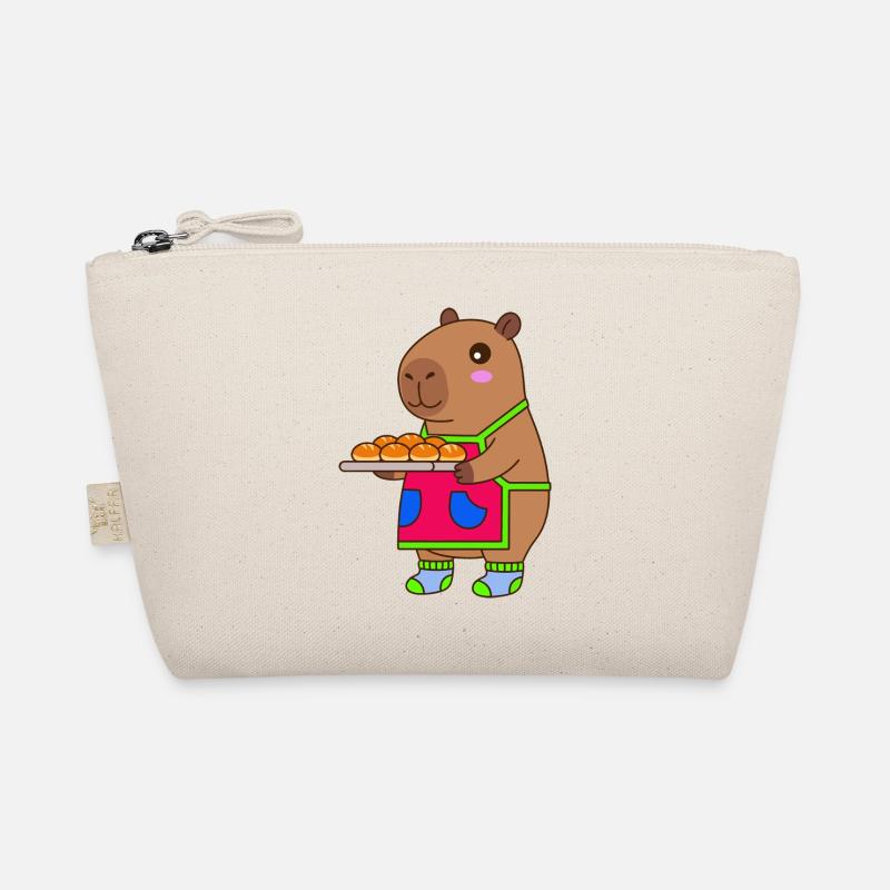 Tablier de boulanger Capybara avec petits pains Trousse biologique