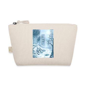 Ville bleue hivernale enneigée - Trousse biologique - nature - Devant