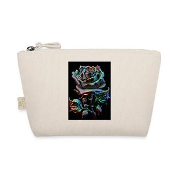 Rainbow Rose Metallic - Organic Pouch - nature - Front