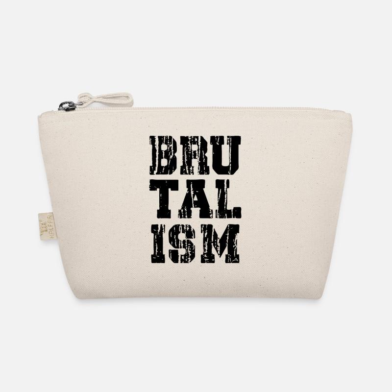 Brutalisme : Typographie dégradée et audacieuse Trousse biologique
