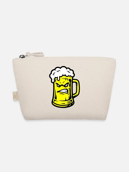 Bier Comic - Bio-Täschchen - Natur - Vorne