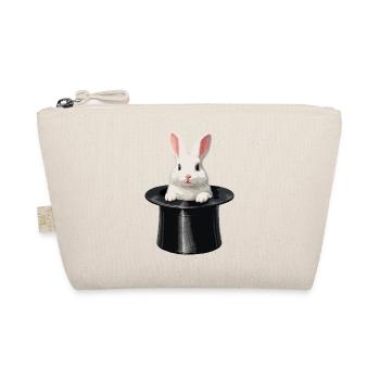 Rabbit out of magic hat - Organic Pouch - nature - Front