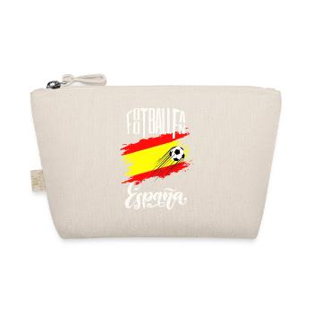 Fussball Fan Spanien - Bio-Täschchen - Natur - Vorne