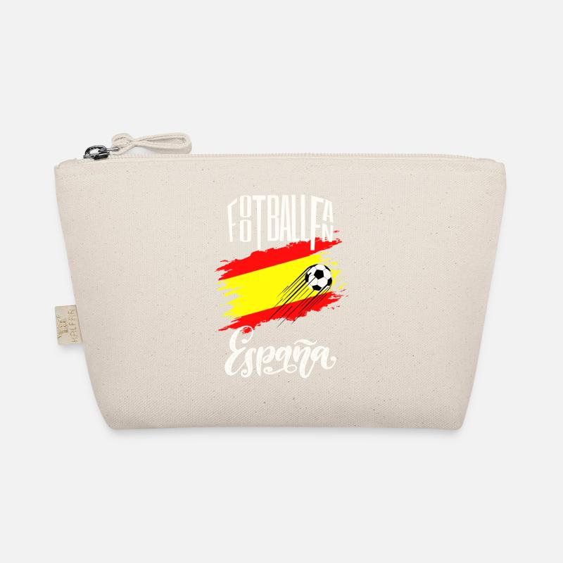 Fussball Fan Spanien - Bio-Täschchen - Natur