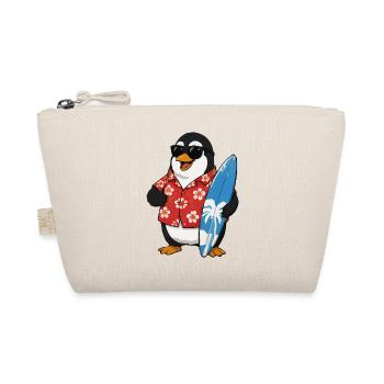 Manchot surfeur avec une chemise d’hibiscus - Trousse biologique - nature - Devant