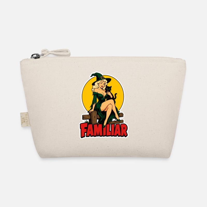  Familiar Retro Pinup Witch Organic Pouch