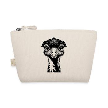 ostrich - Organic Pouch - nature - Front