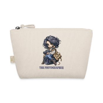 Photographe Chibi mignon sur objectif d’appareil photo - Trousse biologique - nature - Devant