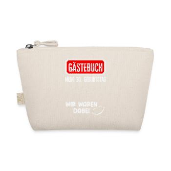 Gästebuch 30 Geburtstag Dabei - Bio-Täschchen - Natur - Vorne