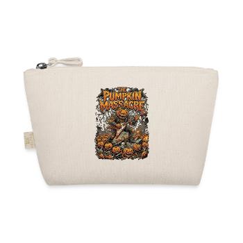 Heavy Metal Pumpkin Halloween - Organic Pouch - nature - Front