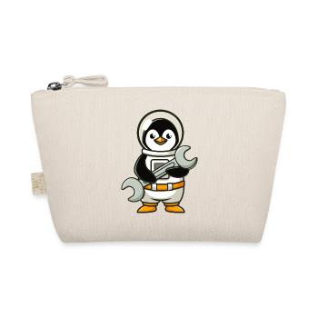 Astronaute Pingouin avec une clé à molette - Trousse biologique - nature - Devant