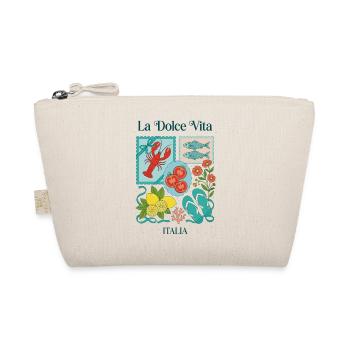 La Dolce Vita Küstenzauber - Bio-Täschchen - Natur - Vorne