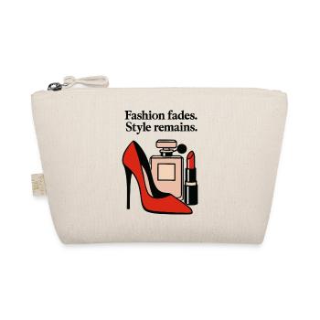 Fashion fades. Style remains. - Elegant High Heel  - Bio-Täschchen - Natur - Vorne