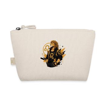 Leo Man – Astrology Gift - Organic Pouch - nature - Front
