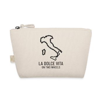 Italy Cycling Dolce Vita Shirt - Organic Pouch - nature - Front