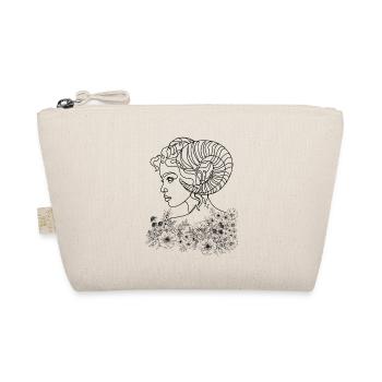 Aries Woman – Astrology Gift - Organic Pouch - nature - Front