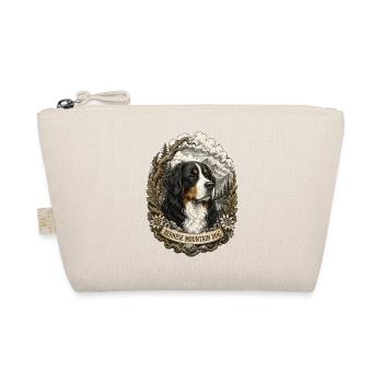 Style Bernese Mountain Dog Vintage avec un paysage montagneux - Trousse biologique - nature - Devant