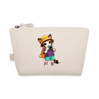 Kitten Explorer Camera Orange - Organic Pouch - nature - Front