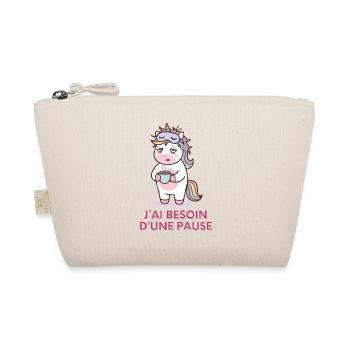 Licorne Fatiguée – Cadeau Humour - Trousse biologique - nature - Devant