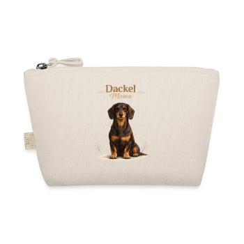 Dackel Mama – Geschenk für stolze Hundemamas - Bio-Täschchen - Natur - Vorne