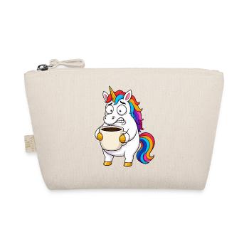 Funny Unicorn Coffee Overload - Organic Pouch - nature - Front