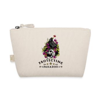 Floral Skull Inferno - Organic Pouch - nature - Front