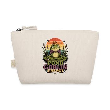 Yoga Frog Meditation Yoga Frog Pilates Frog - Organic Pouch - nature - Front