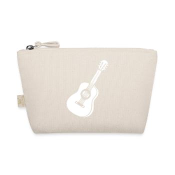 Guitar Music Gift Musician Guitarist - Organic Pouch - nature - Front